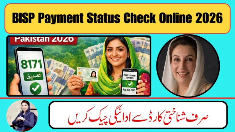 PMT Score Check by CNIC 2026 – Find Your BISP Eligibility in Seconds