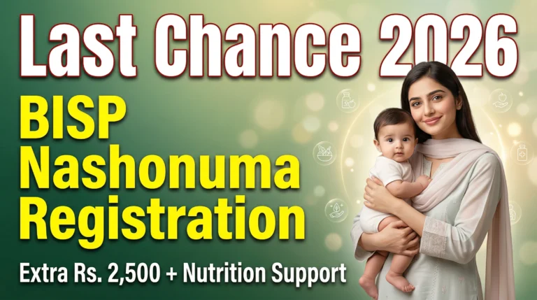 Last Chance 2026: BISP Nashonuma Registration – How Pregnant Mothers Can Get Extra Rs. 2,500 Easily