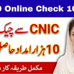 9999 Online Check 10000 Pakistan – Check CNIC Status and Receive Government Support