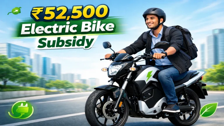 Government’s ₨52,500 Electric Bike Scheme: How You Can Benefit in 2026